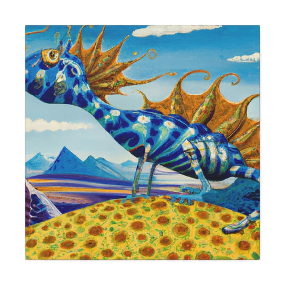 Horned Lizard Splendor - Canvas