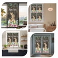 thumbnail image 7 of Easter Window Privacy Film, Spring Watercolor Bunny Eggs Flower Leaf Wood Grain Static Cling UV Sun Blocking Tint Film Heat Control Windows Films for Bedroom Bathroom, Window Stickers 29.5"x78.7", 7 of 7