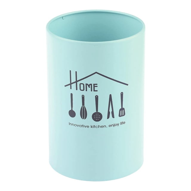 HJQEQVD Kitchen Utensil Holder Large for Counter Organizer Stainless Steel Storage Cooking Silverware Caddy Flatware Spoon Spatula Tool Cutlery Container Green