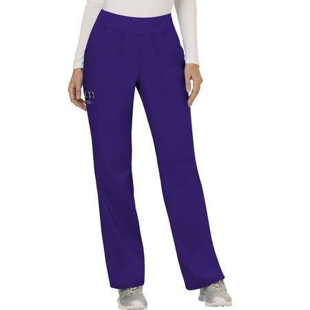 

Cherokee Workwear Revolution Women s Scrubs Pant Mid Rise Straight Leg Pull-On WW110