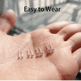 thumbnail image 2 of EASTIN 8Pcs Nose Stud  Sterling Silver Nose Rings  Elegant Silver Nose Ring Jewelry, 2 of 10