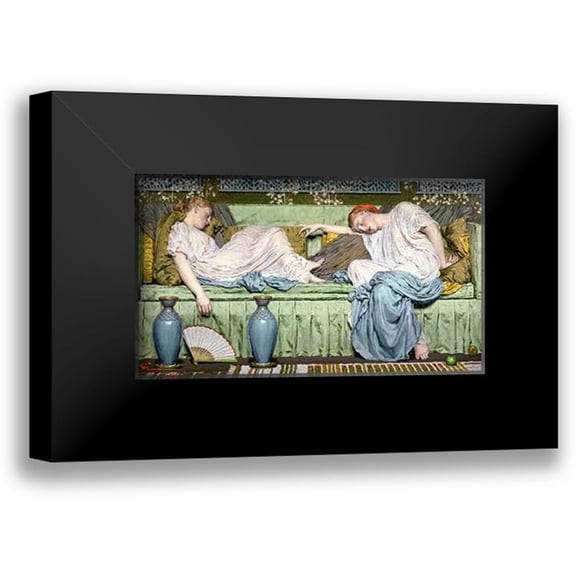 Moore, Albert Joseph 14x10 Black Modern Framed Museum Art Print Titled - Apples
