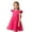 X26-Hot Pink, variant on Zhuashum Dresses For Girls Off Shoulder Floral Dress Sequin Sleeveless Sundress Flowy Adorable Daily Wear 3-4 Years Dark Green
