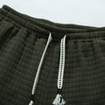 thumbnail image 6 of OSOLU Solid Color Men's Cozy Shorts For Outdoor Leisure Versatile Summer Bottoms With Plain Design For Short Sleeve Pairings, 6 of 8