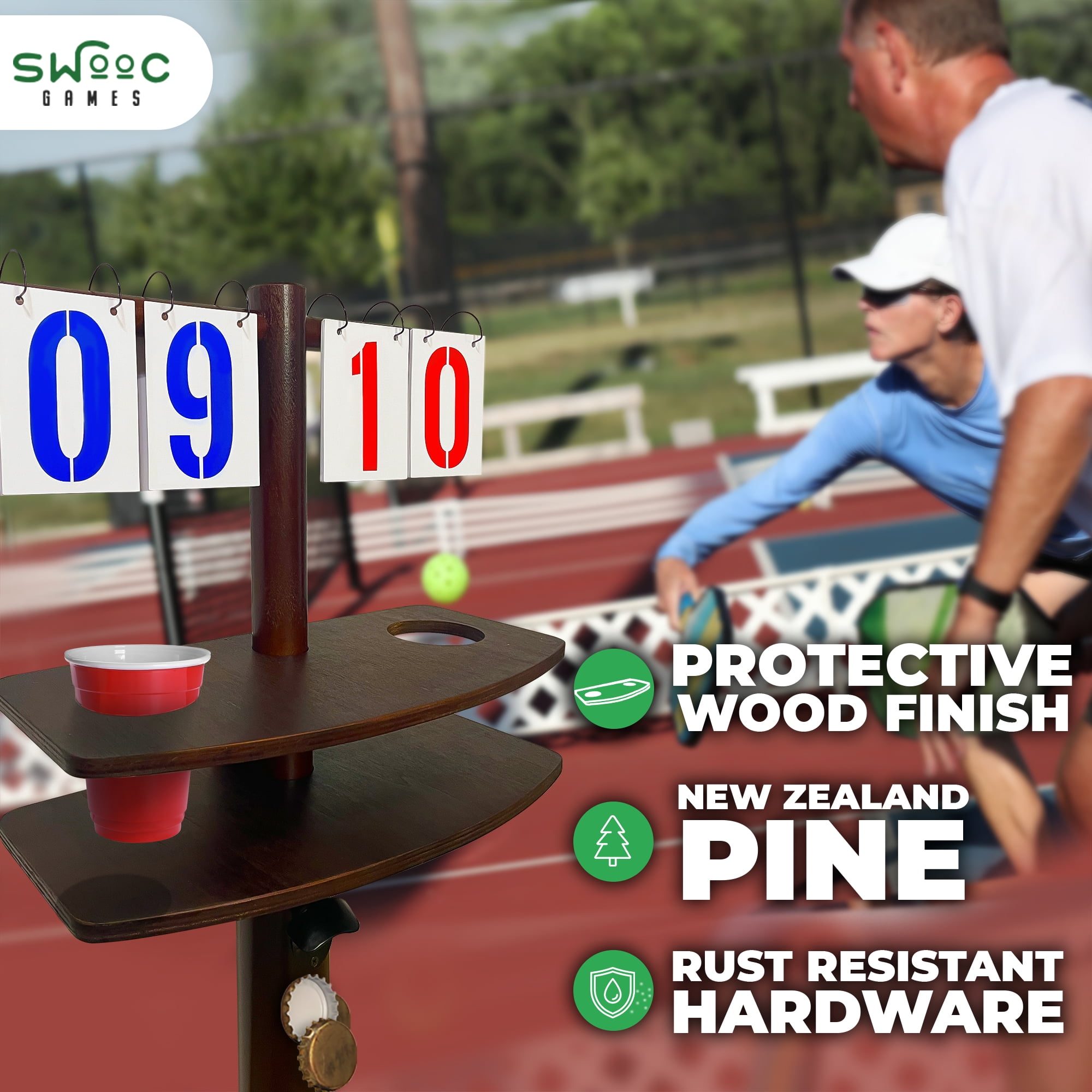 Cornhole Score Keeper & Other Yard Games – Weather Resistant