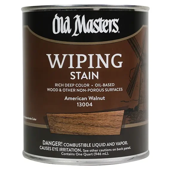 qt Old Masters 13004 American Walnut Old Masters Oil-Based Wiping Stain
