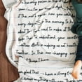 thumbnail image 2 of Love Letter Blanket for Husband, Personalized Throw Blanket, 2 of 5