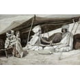 thumbnail image 2 of Tissot, James 32x22 White Modern Wood Framed Museum Art Print Titled - Rachel and Leah, 2 of 4