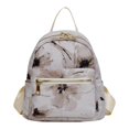thumbnail image 1 of Mini Mochila para Mujer Yuyangstore Correa Ajustable Caqui Claro, 1 of 8