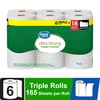 Great Value Ultra Strong Paper Towels, 6 Triple Rolls