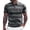 Grey, variant on Wsysadlol Mens Polo Shirts Color Blocked Striped Lapel Pocket Casual Loose Short Sleeve Male Tees