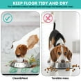 thumbnail image 4 of Dog Cat Food Mat, Dog Mat for Food and Water, Pet Dog Cat Bowl Mat, No-Slip Absorbent Water Water Bowl Mat with Farmhouse Vase Flower,17inx30in, 4 of 7