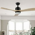 thumbnail image 4 of SAFAVIEH Ceiling Light Fan Vencin Led Lt 52" Ceiling Fan Black, 4 of 5