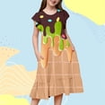 thumbnail image 1 of WILLBEST Maxi Vestidos de Mujer para Niñas Adolescentes, Vestidos de Fiesta con Estampados de Mangas Abullonadas para Niñas, Vestidos de Fiesta de Baile para Niñas 292 160, 1 of 3
