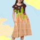 thumbnail image 1 of WILLBEST Maxi Vestidos de Mujer para Niñas Adolescentes, Vestidos de Fiesta con Estampados de Mangas Abullonadas para Niñas, Vestidos de Fiesta de Baile para Niñas 291 150, 1 of 3