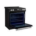 thumbnail image 4 of Forno Donatello Espresso 30-Inch Slide-In Black Induction Range, Convection Oven, 5 Cooking Zones, Touch Control Panel, 4 of 4