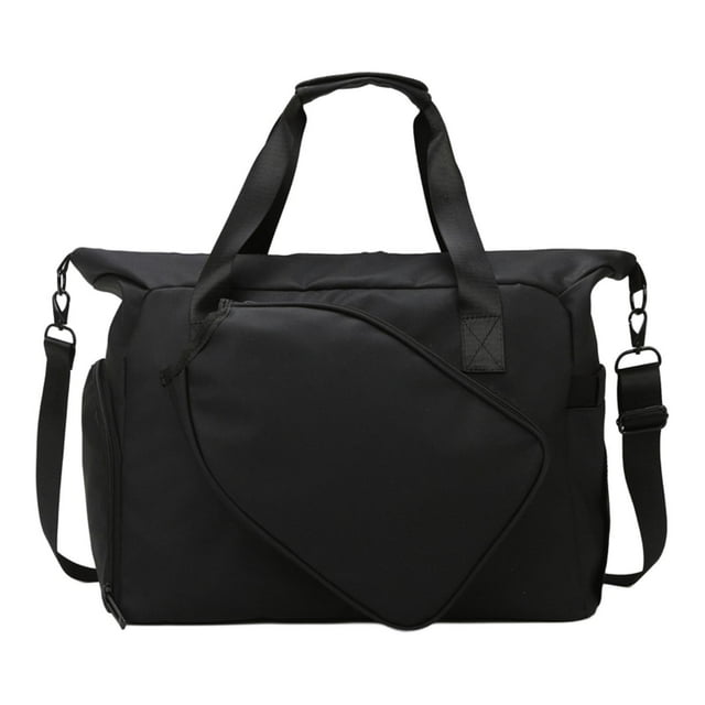 S SERENABLE Pickleball Racket Bag Lightweight Large Capacity Multipurpose Pickleball Bag Black