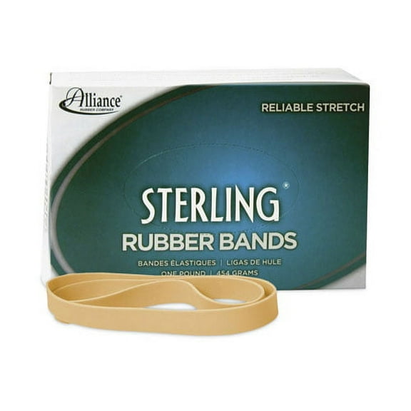 "Sterling Rubber Bands, Size 105, 0.05"" Gauge, Crepe, 1 Lb Box, 70/box | Bundle of 2 Boxes"