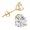 Yellow Gold, variant on PRIVOSA Lab Grown Diamond Stud Earrings 1.00 Carat 14K White Gold 3 Prong Martini Set Screw Back D-E VVS1 VVS2 Round Studs
