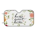 thumbnail image 7 of Balery Home Sweet Home Floral Print Car Windshield Sun Shade,Windshield Sunshade for Car Pickup Truck SUV Accessories-, 7 of 7