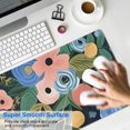 thumbnail image 4 of Long Mouse Pads for Desk,Pioneer Flower Floral Print Pattern Desk Mats on Top Of Desks, Desk Mouse Pad Extra Large with 3mm Non-Slip Base and Stitched Edge for Gaming,Office,Work,Home 31.5"x11.8", 4 of 6