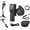 Black, variant on Zoomable Magnetic Palm Grip, Upgraded Selfie Stick & Tripod,180° Rotation Extendable, Phone Camera Grip with Zoom, LED Fill Light & Bluetooth, Universal Fit for iPhone/Android Phone