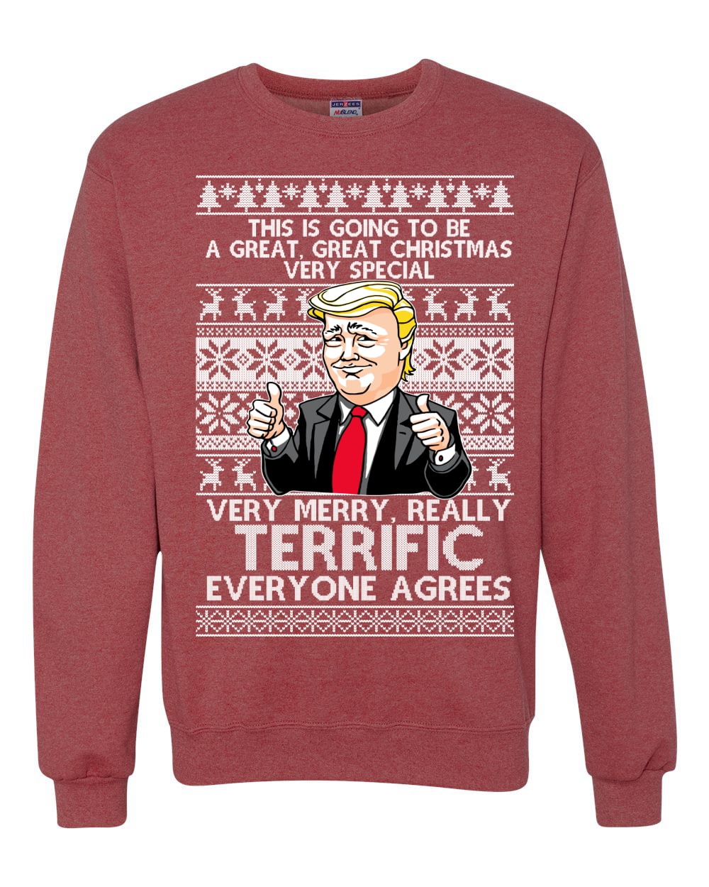 trump christmas sweatshirt