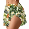 thumbnail image 5 of Gamivast Sarong Cover up for Women Tropical Print Wrap Skirt Swimsuit Cover up Skirt Flowy Beachwear Vacation Resort Wear Cruise Poolside Beach to Boardwalk, 5 of 6