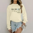 thumbnail image 4 of Yes I'M Cold Me 24/7 Always Cold Sweatshirt For Women Crewneck Winter Freezing Sweatshirts Funny Pullover Hoodies, 4 of 6