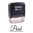 thumbnail image 1 of Printtoo PAID Self Inking Rubber Stamp Office Stationary Stamp-Black, 1 of 1