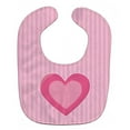 thumbnail image 1 of Carolines Treasures BB8587BIB Bavoir Bébé Cœurs sur Rayures Roses, 1 of 3