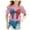 Pink, variant on Gerichy Girls Short Sleeve T Shirts Girls Crew Neck Graphic Print Summer Short T-Shirts for Girls Independence Day Print Girls Summer Crewneck Tee Casual Fit Basic Graphic Print Shirts