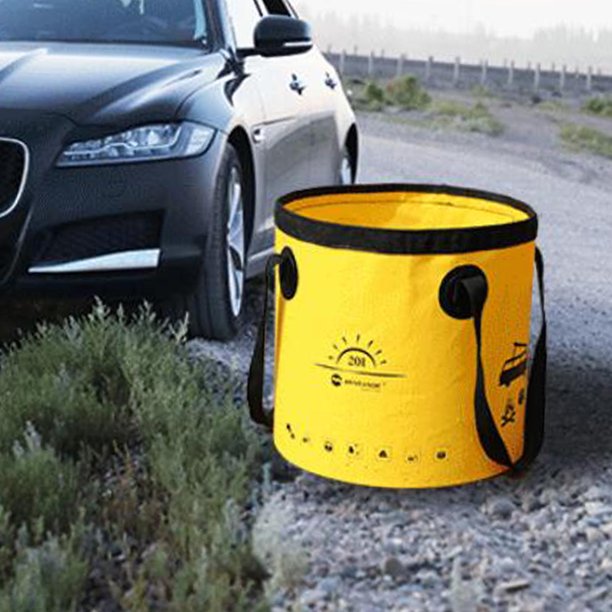 Cubo Plegable Portátil, Para Exteriores, Cubo De Agua Plegable Contenedor Para Viajar Camping Sen Macarena Cubo Plegable