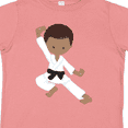 thumbnail image 4 of Inktastic African American Boy, Karate Boy, Kata, Black Belt Boys Toddler T-Shirt, 4 of 5