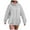 Gray, variant on Hoodies for Women Winter Casual Pullover Sweatshirts Solid Relaxed Fit Long Sleeve Hooded Sweatshirt with Pocket