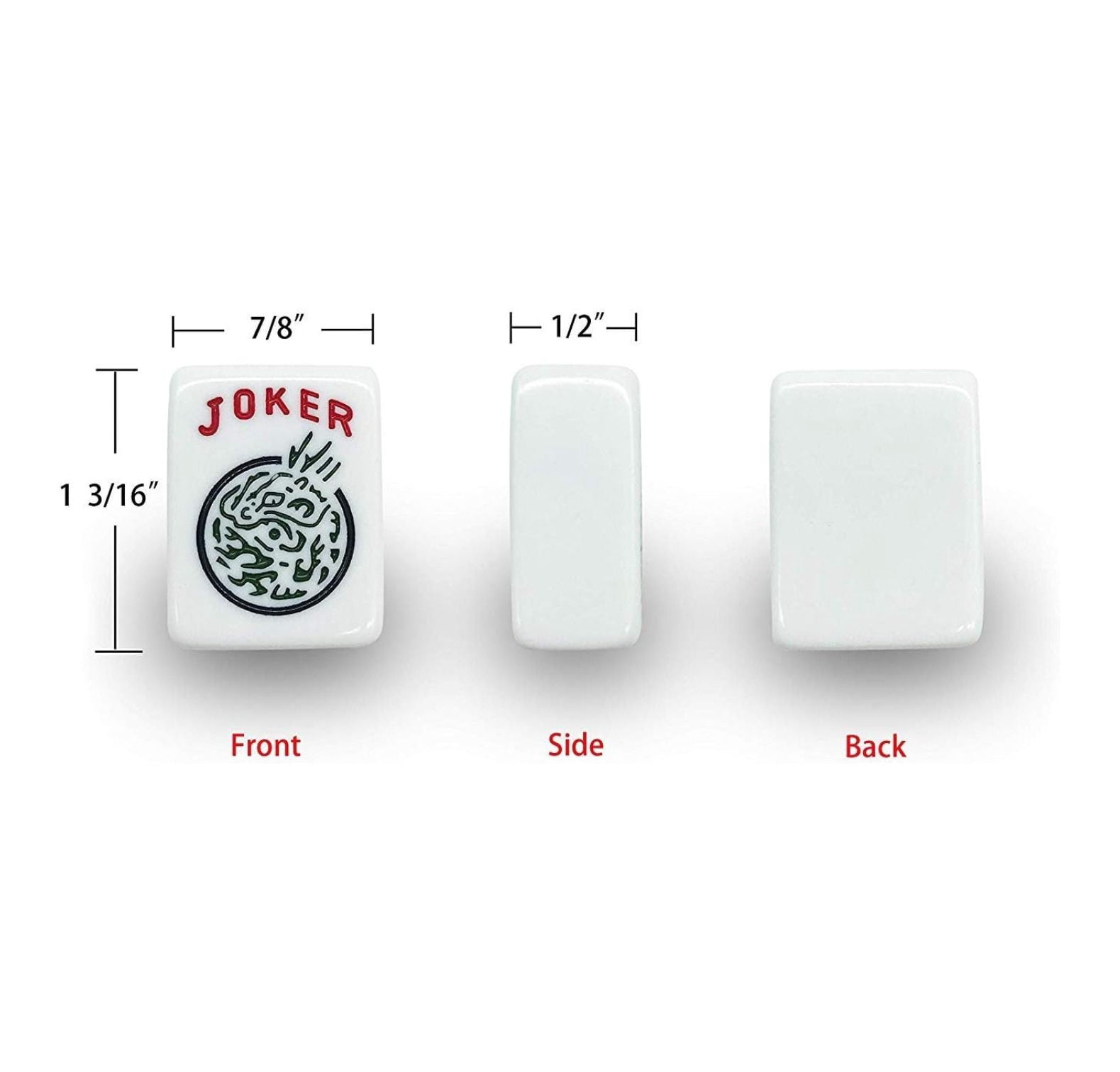 American Mahjong Game Set Black Soft Bag 166 Engraved Tiles 4 Racks Pushers Western Mah Jongg