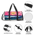 thumbnail image 4 of ZICANCN Pink Sea Ladscape Travel Duffle Bag, Sports Tote Gym Bag Weekenders Bags for Women Men, 4 of 8