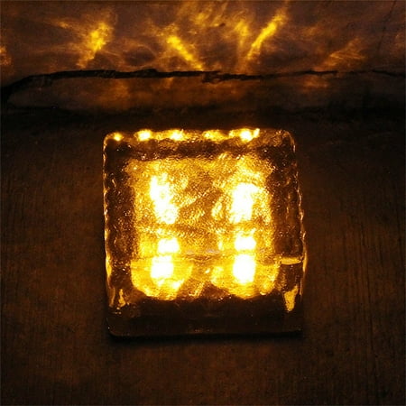 

Tagold Solar Powered Outdoor LED Square Fence Light Garden Post Lamp