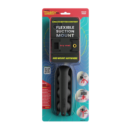 Tenikle - PRO Bendable Suction Cup Tripod Mount - Black