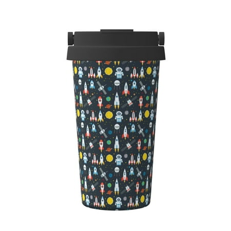 

Hirioo Rocket Space for Coffee Travel Mug Insulated Coffee Mug with Lid