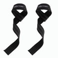 thumbnail image 1 of Par de Straps Gym ATOM FITNESS Correas Levantamiento Pesas Crossfit negro 62*4 cm, 1 of 8