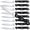 8pcs, variant on Akatsuki Steak Knives Set of 8 Serrated Kitchen Steak Knife 4.5-inch Stainless Steel Dinner Knife Dishwasher Safe