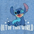 thumbnail image 2 of Boy's Lilo & Stitch Out of This World Performance Graphic Tee Royal Blue Heather Small, 2 of 4