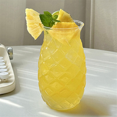 thumbnail image 3 of 3pcs Pineapple Cocktail Glasses Embossed Juice Glasses for Cocktails and Drinks,3 * Glass cup,Transparent, 3 of 8