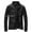 Black, variant on Kukoosong Men's Leather Biker Jacket Vintage Zipper Stand-Up Collar PU Leather Motorcycle Jacket
