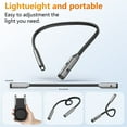 thumbnail image 4 of Rechargeable Anion LED Neck Light, 3-Color & Stepless Dimming Reading Lighting, Bendable Neck Light, Perfect Book Light for Reading in Bed, Knitting, Camping, Repairing, Book Lovers Gifts，Gray, 4 of 8