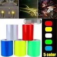 thumbnail image 3 of 50mm Car Stickers Honeycomb Reflective Fabric Reflector Tape Tape Adhesiva Auto Car Crystal Film Car Strips Stickers green, 3 of 9
