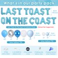 thumbnail image 6 of Blue Bachelorette Party Decoration, Last Toast On The Coast Bridal Shower Party Supplies with Blue White Silver Latex Balloon Arch Kit for Bridal Shower Wedding Party Supplies, 6 of 6
