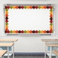 thumbnail image 1 of AKEGAMN Clearance! 32.8Ft Fall Bulletin Board Borders Maple Shape Die Cut Bulletin Board Strips Colorful Autumn Rolled Bulletin Board Trim For Fall Classroom Decor 32.8Ft Fall Bulletin Board Borders, 1 of 5