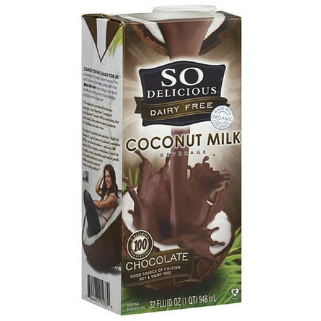 Dairy Free - (Pack of 12) So Delicious Dairy Free Chocolate Coconut Milk Beverage, 32 oz